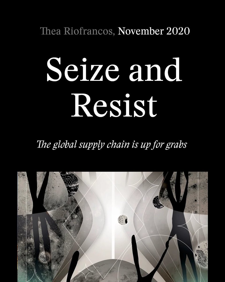 thebafflermag's tweet image. Are we living through the dying days of globalization? From the Archives: @triofrancos considers the cruelty of our global supply chain—and the chokepoints that offer workers a chance to demand power.