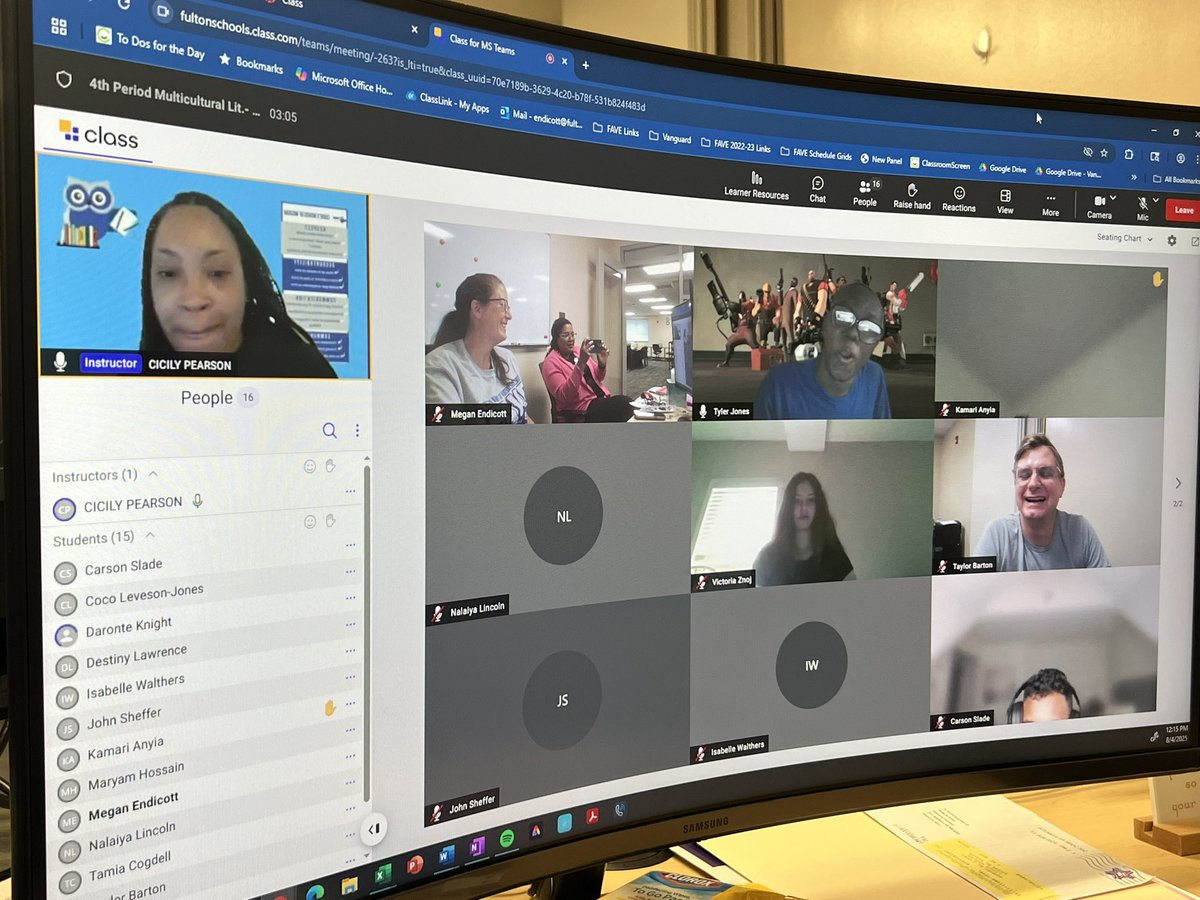 Great job <a href="/FCS_FAVE/">Fulton Academy of Virtual Excellence</a> on day one! New systems and tech in place- well done! Even got to visit a few classes.  Learning happening on day one! <a href="/FCSSuptLooney/">Dr. Mike Looney (Official Acct)</a> <a href="/TBarton42/">Taylor Barton, Ed.D.</a> <a href="/BFGaskins/">Brannon F. Gaskins</a>