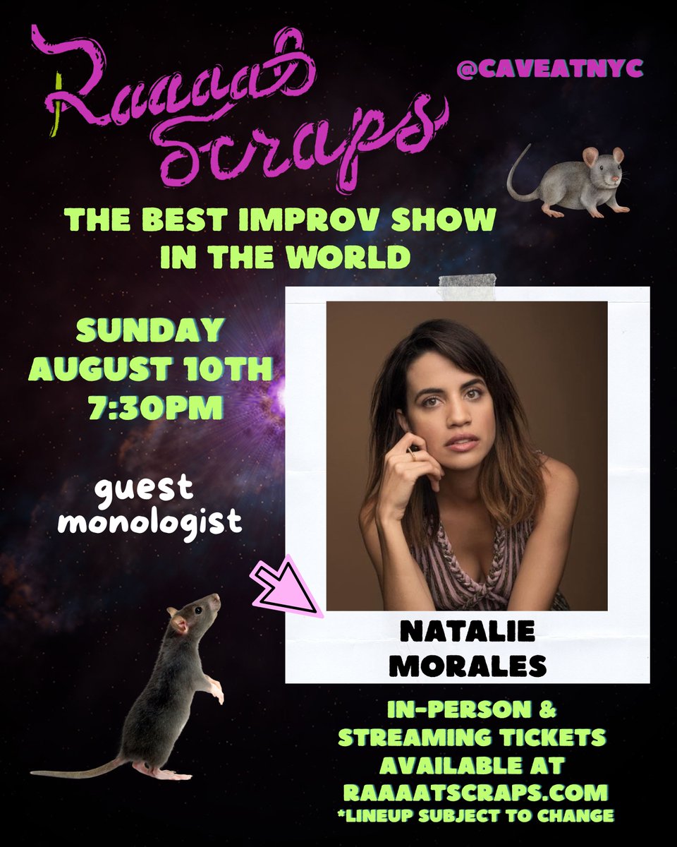 RaaaatScraps 🐀 - Best Improv Show in the World! tweet media