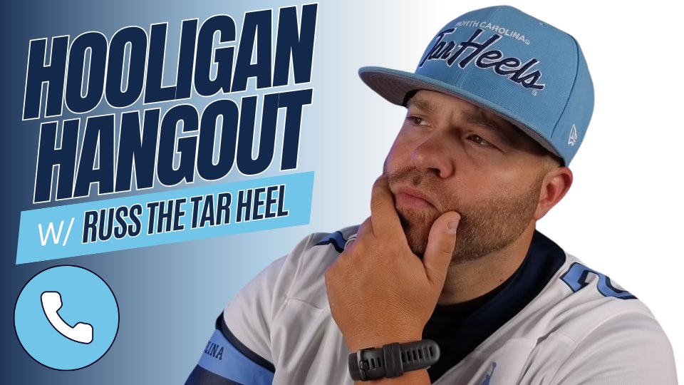 Hope everyone enjoyed the Hooligan Hangout last night! If you haven’t already, go check it out on YouTube! Great conversation! 🐏🏈💪🏼🔥

youtube.com/live/fYYXWHvQZ…

#UNC #NorthCarolina #TarHeels #Carolina #RusstheTarHeel #Hooligans