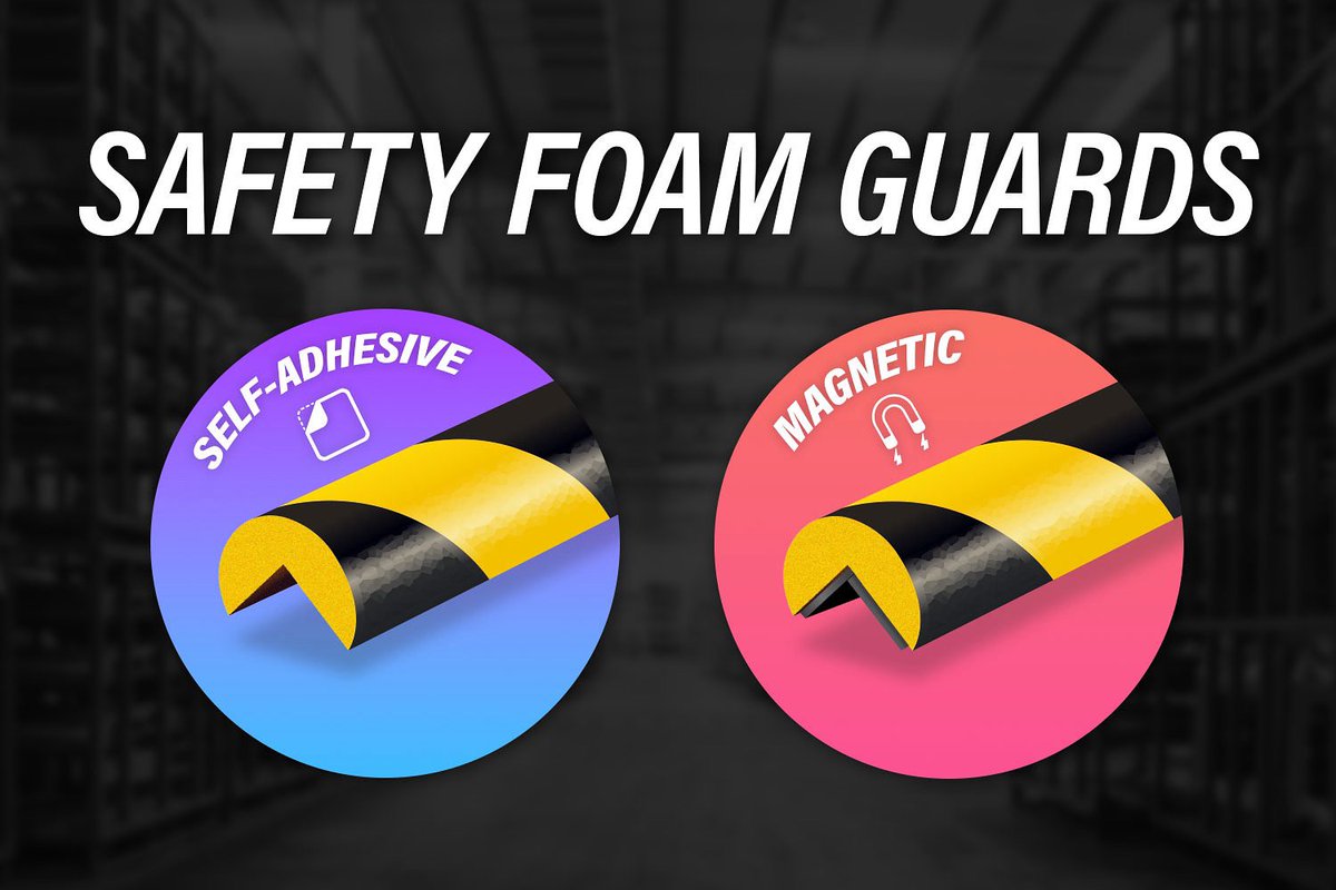 ameripermalight's tweet photo. Whether you need long-term or temporary protection, our safety foam guards are designed to protect you from sharp edges on shelves, machines, walls, tables, and more! https://t.co/78fnZmDXGv