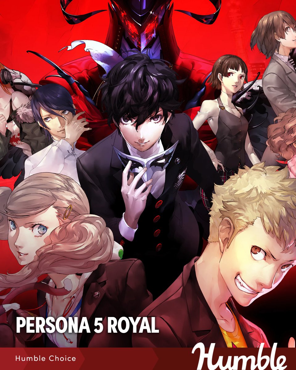 humble's tweet photo. Humble Choice for August is here and it’s full of renowned RPGs, adorable adventures!

- Persona 5 Royal
- Banishers: Ghosts of New Eden
- My Time at Sandrock
- and more! https://t.co/RYf3i911hw https://t.co/2jLHlHbSJw