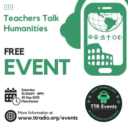 🧾 History Teachers, this one’s for you!
From disciplinary writing to climate and landscapes, we’ve got an amazing line-up:
🔸 Ben Bassett
🔸 John Hough
🔸 Claire Harley
🔸 Barbara Trapani
🔸 Jenny Hall

Join us 20 Sept in Manchester for this free event!

eventbrite.com/e/teachers-tal…