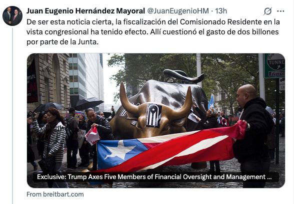 jphernandezpr's tweet photo. 🧵sobre la noticia de la Junta:

1/6

Hoy se confirma que Trump está sacando a varios miembros de la JSF. Y por ahí el PPD y el team Pablito celebrando como si acabaran de tumbar el muro de Berlín.

Pero… ¿quién realmente gana con esto? https://t.co/jMWb56lgk3