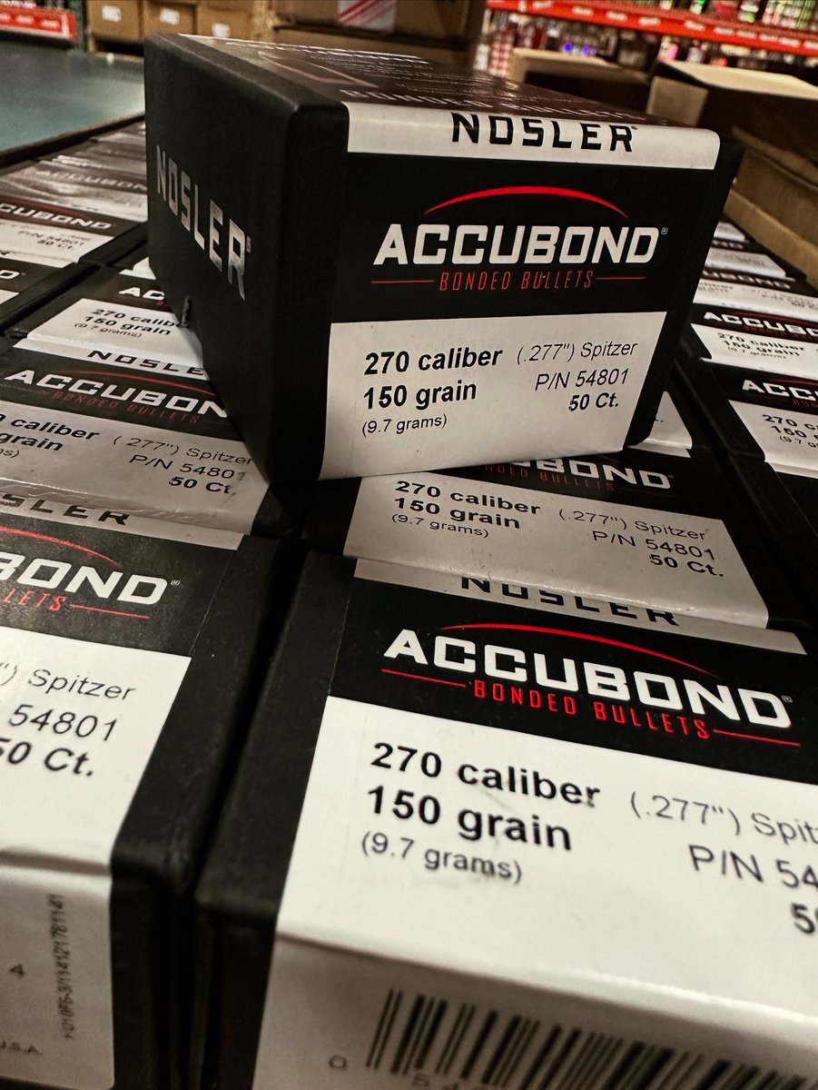 Nosler is On Sale!  Good time to get ready for hunting season…which is just around the corner!