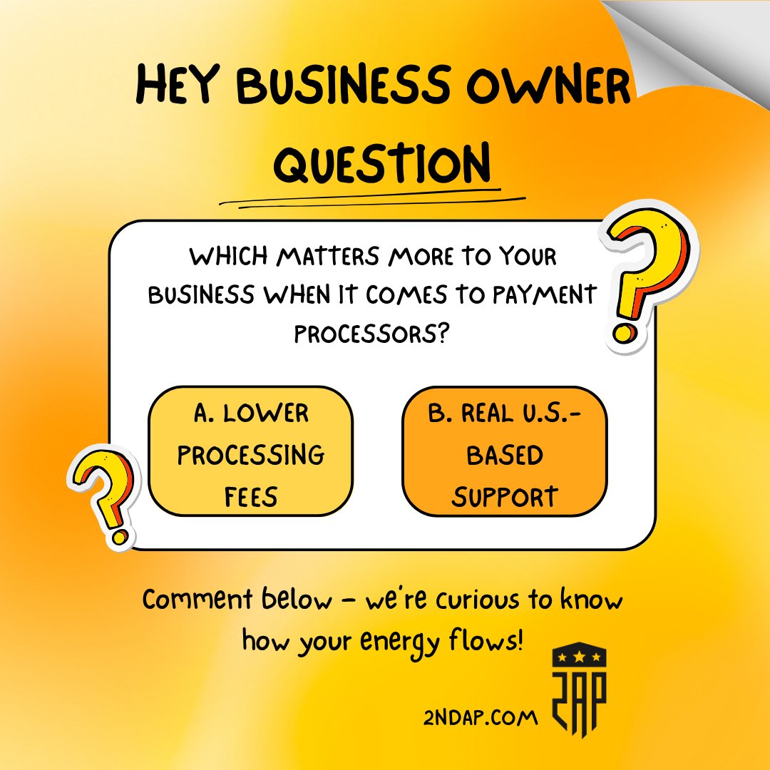 2ndAP1's tweet image. Which matters more to your business?
👆 Vote above!
#BusinessOwners #MerchantProcessing #VeteranOwnedBusiness