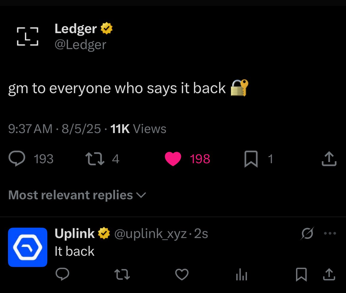 Did I do this right? Anyways, gm!