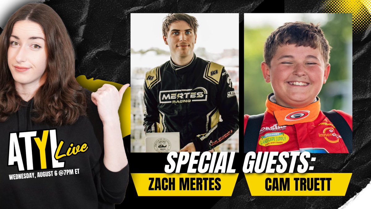 ATYLmedia's tweet photo. 🎙️ ATYL Live – This Wednesday Night! 🤩

Join us for a live convo with special guests @ZachMertes and Cam Truett on the ATYL Media channel!

📅 Wednesday (8/6)
🕖 7:00 PM ET
🔔: https://t.co/wUEFq7nCjB https://t.co/X1IYGJamKU