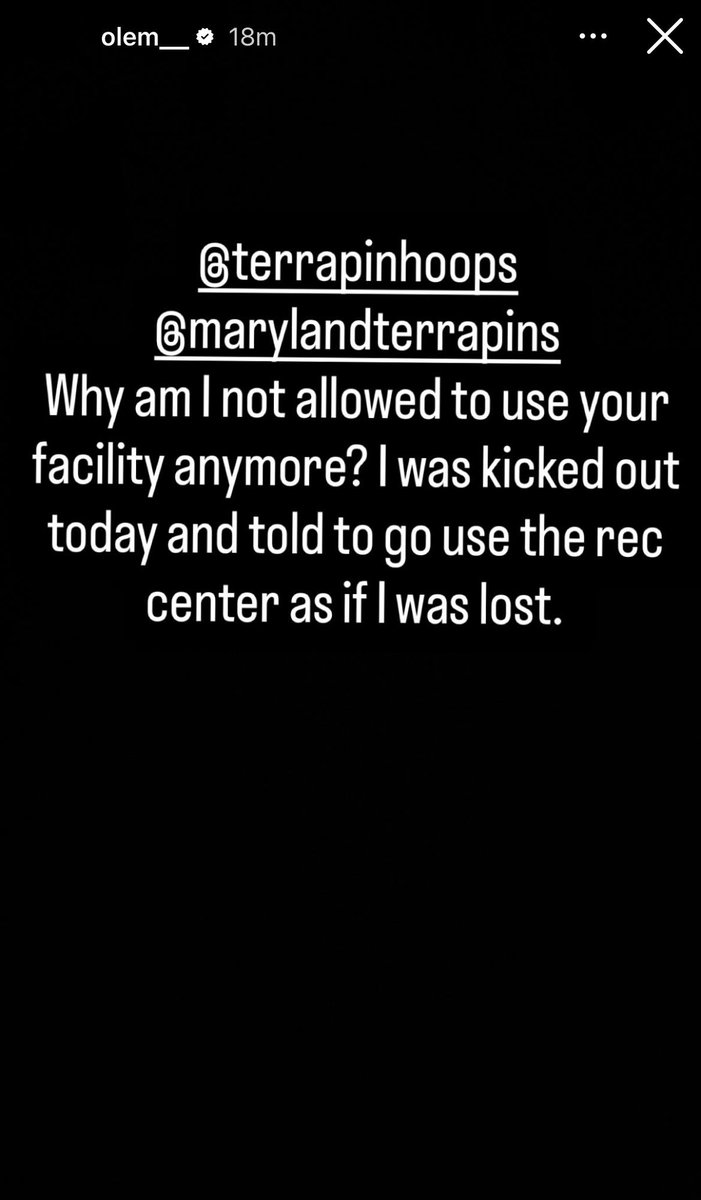 What are we doing here fellas?!

Terp great <a href="/TrimbleMelo/">Melo Trimble</a> getting kicked out of our facility? Are we serious?

This needs to be fixed now!