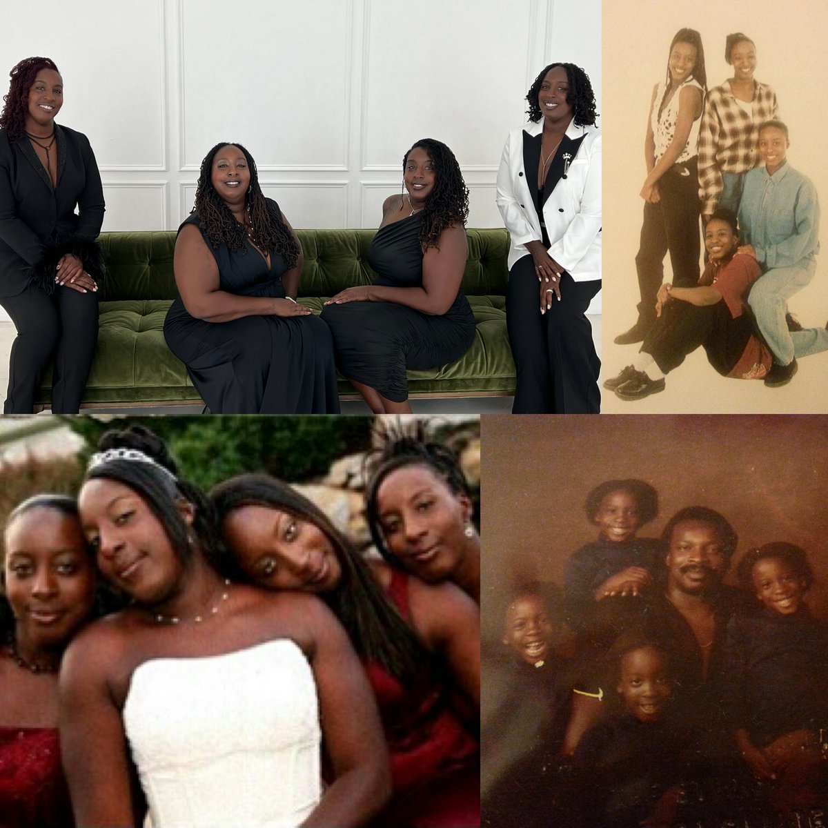 Most people are blessed with 1 mom. I have 4. Same face. Same voice. Same death stare when you got in trouble. Y’all ever heard “you got McDonald’s money?” in four-part harmony?? Yeah, that was my life growing up 😂 

Happy 50th Birthday to my favorite set of quadruplets 🥳❤️‍🔥