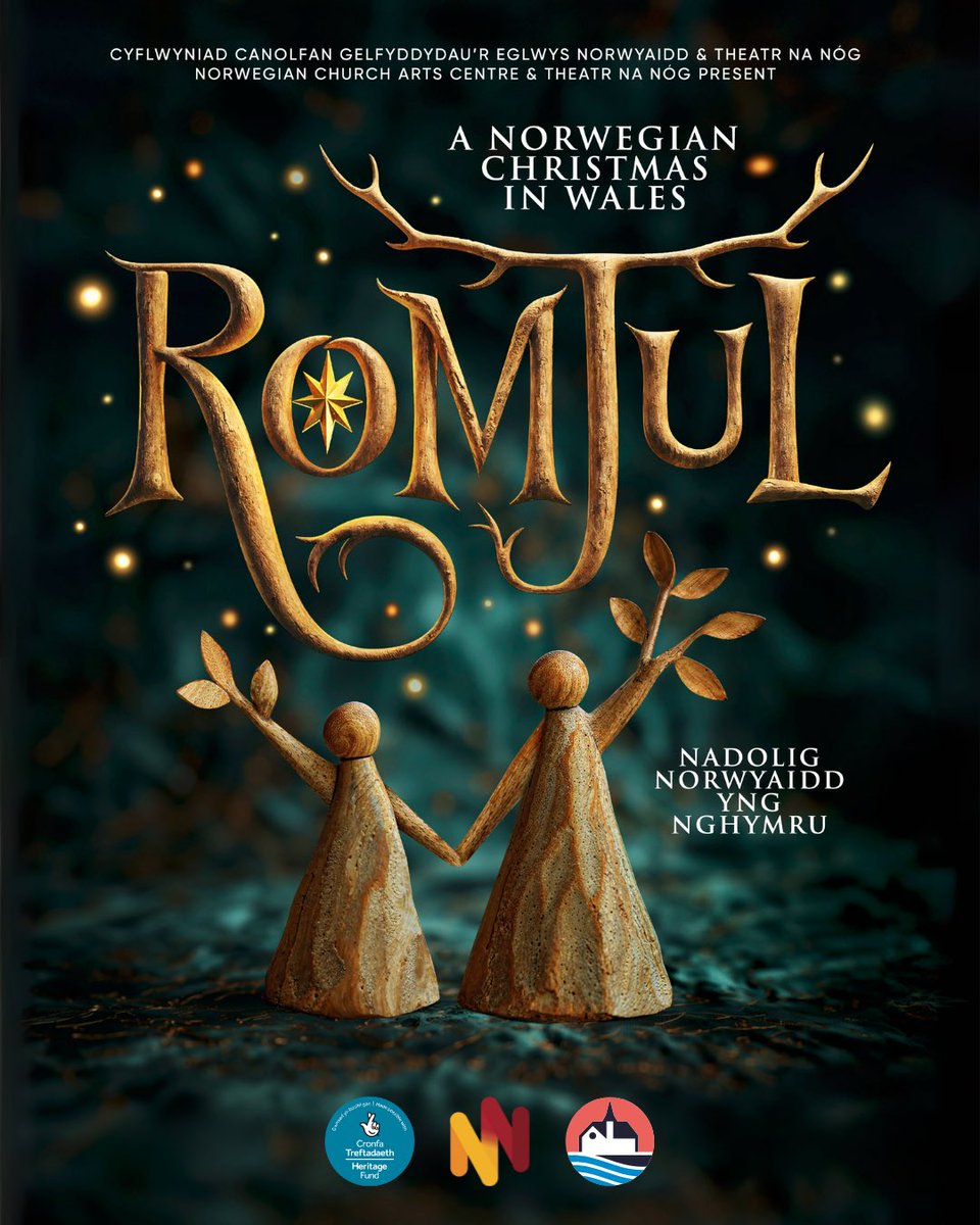 This Christmas, join us for a magical journey with two Norwegian sisters who find themselves hiding from “trolls” in a little white church in the heart of Cardiff Docks during the Second World War…

ROMJUL
For performance dates and tickets please visit: norwegianchurchcardiff.com/whats-on/