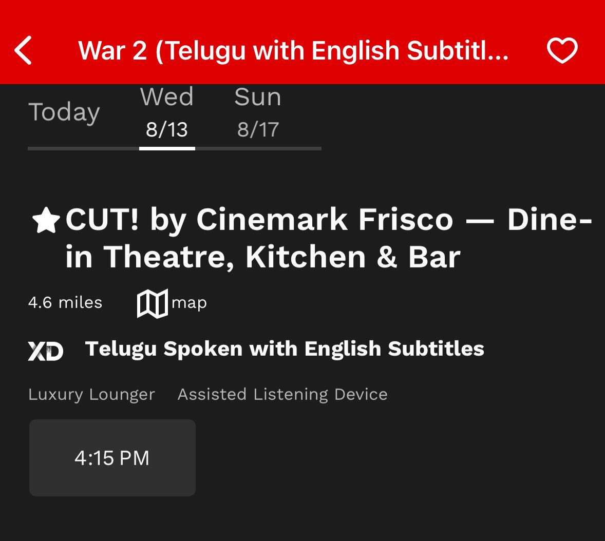 NTR FANS USA (@ntrfans_usa) on Twitter photo #War2
Bookings for early XD shows at 5:15 PM EST / 4:15 PM CST are starting to open now π₯
Check your local theaters and book your tickets π
#war2usabookings <a href="/tarak9999/">Jr NTR</a> <a href="/yrf/">Yash Raj Films</a> <a href="/iHrithik/">Hrithik Roshan</a> #War2
Bookings for early XD shows at 5:15 PM EST / 4:15 PM CST are starting to open now π₯
Check your local theaters and book your tickets π
#war2usabookings <a href="/tarak9999/">Jr NTR</a> <a href="/yrf/">Yash Raj Films</a> <a href="/iHrithik/">Hrithik Roshan</a>