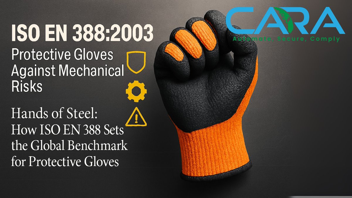 cyberinsurify's tweet photo. “Hands of Steel: How ISO EN 388:2003 Sets the Global Benchmark for Protective Gloves!”

From cut &amp; puncture resistance to industry-wide confidence, this standard keeps workers’ hands safe worldwide.

Read full article here → https://t.co/XPWoS8JiJI

#WorkplaceSafety #PPE #EN388 https://t.co/X3Z4TOexgF