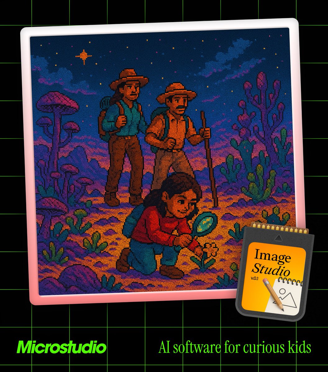 microstudio_ai's tweet image. Recent images generated by kids with Microstudio. Get early access!