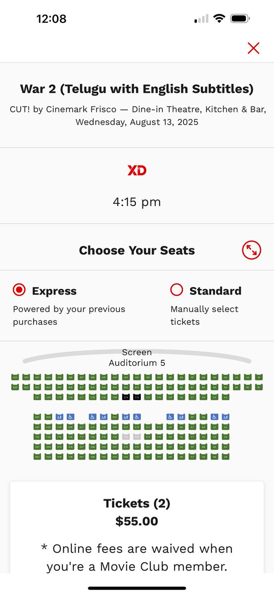 Nandamurifans.com (@nandamurifans) on Twitter photo #War2 <a href="/Cinemark/">Cinemark Theatres</a> CUT XD 4:15pm Show openedπ₯
<a href="/yrf/">Yash Raj Films</a> <a href="/iHrithik/">Hrithik Roshan</a> <a href="/tarak9999/">Jr NTR</a> #NTRvsHrithik #War2 <a href="/Cinemark/">Cinemark Theatres</a> CUT XD 4:15pm Show openedπ₯
<a href="/yrf/">Yash Raj Films</a> <a href="/iHrithik/">Hrithik Roshan</a> <a href="/tarak9999/">Jr NTR</a> #NTRvsHrithik