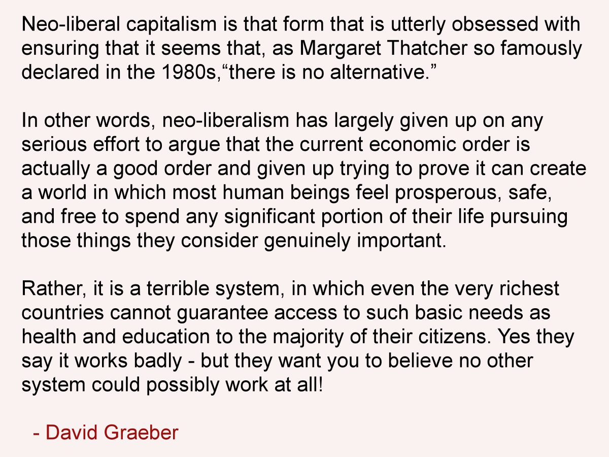 From David Graeber's 'Revolutions in Reverse' (2011).