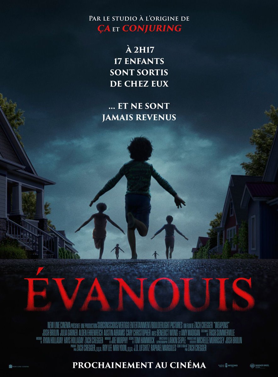 En place pour l'avant première de Évanouis (Weapons en VO), la nouvelle sensation de Zach Cregger, le réal' de Barbare.