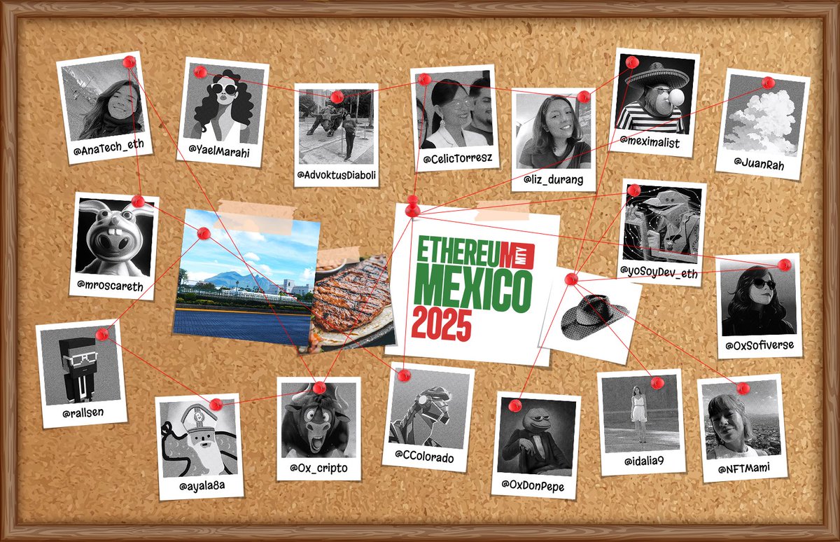 Behind #ETHMexico2025 🇲🇽 there's an ETHxtraordinary crew cooking up our best edition yet!🤠🔥

🎟️ ethmexico.org/ETHMX2025