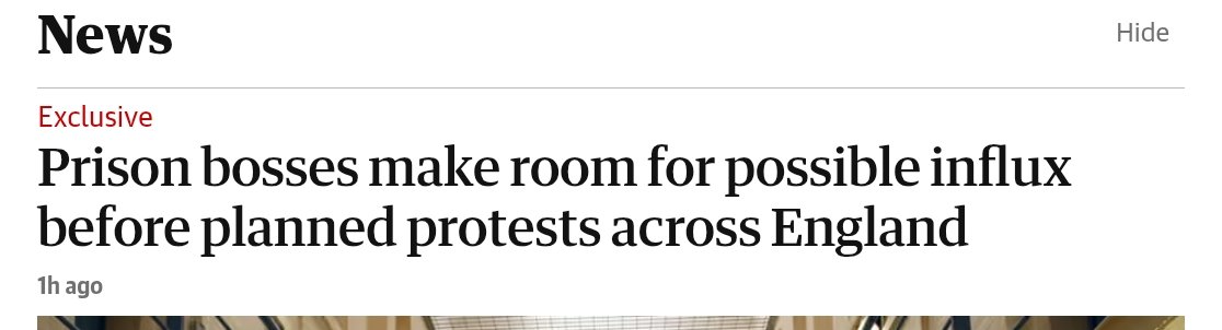 normal headline for a liberal democracy