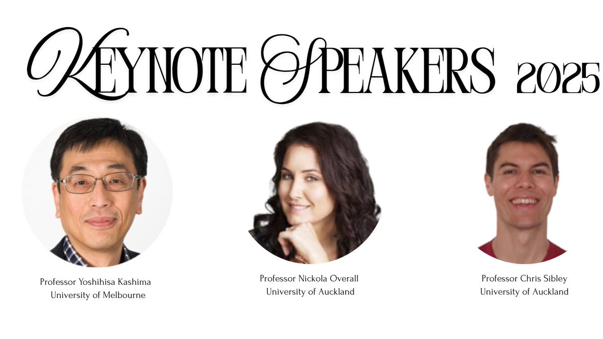 📢 Keynotes for SASP–ACPID 2025 are now confirmed!
🎙þ Prof Yoshihisa Kashima (UniMelb)
🎙þ Prof Nickola Overall (UoAuckland)
🎙þ Prof Chris Sibley (UoAuckland)
Join us in Melbourne 20–22 Nov!