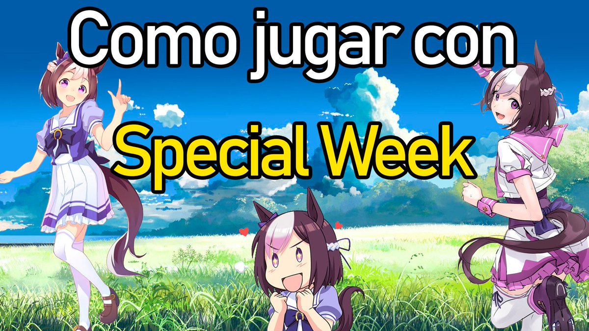 yeroshy's tweet photo. No te pierdas mi guia de Special week en Uma Musume! En directo en unos minutos en mi Twitch y YouTube https://t.co/SX7FKxYyGo