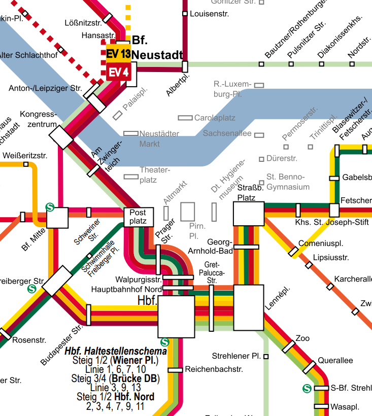 Für alle die Morgen unterwegs sein müssen und eine grafische Übersicht brauchen. 
Ich wünschen den Bombenentschäftern viel Erfolg und allen Betroffenen dass die Sperrungen möglichst kurz sein werden.