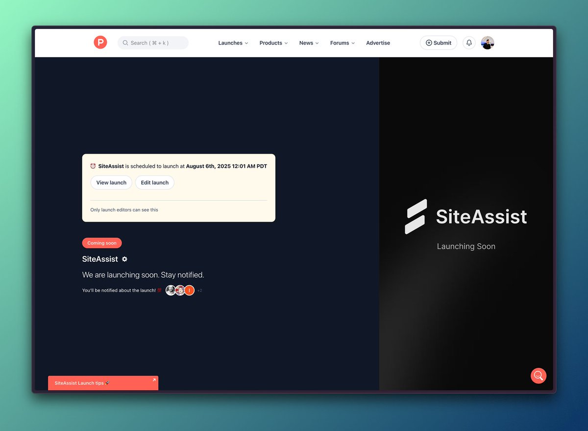 rohiddev's tweet photo. Guys, We are launching https://t.co/apN324lFjp tomorrow on @ProductHunt !!!!

Please support me by enabling Following the launch 🙌
https://t.co/L2IfAlamTA https://t.co/xDXqBFGyAP