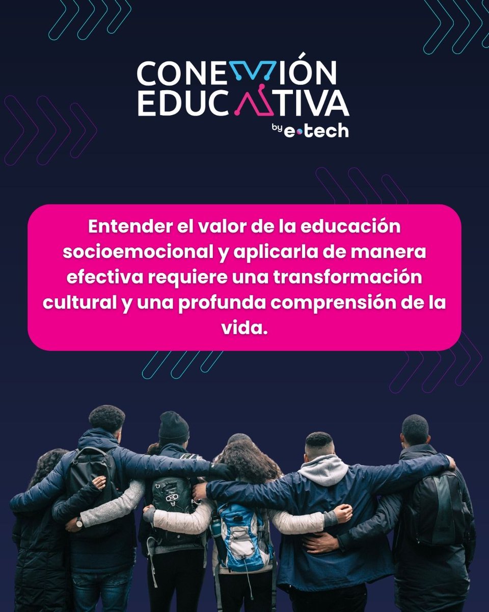 ConEdubyETech's tweet image. Tendencia Educativa 2025: Desarrollo socioemocional en la educación. 🔍

La educación socioemocional es fundamental para que todas las personas aprendan a convivir, desarrollarse y cuidarse dentro de una comunidad. 💙

#ETECHEVENT #ConexiónEducativa #TendenciaEducativa2025
