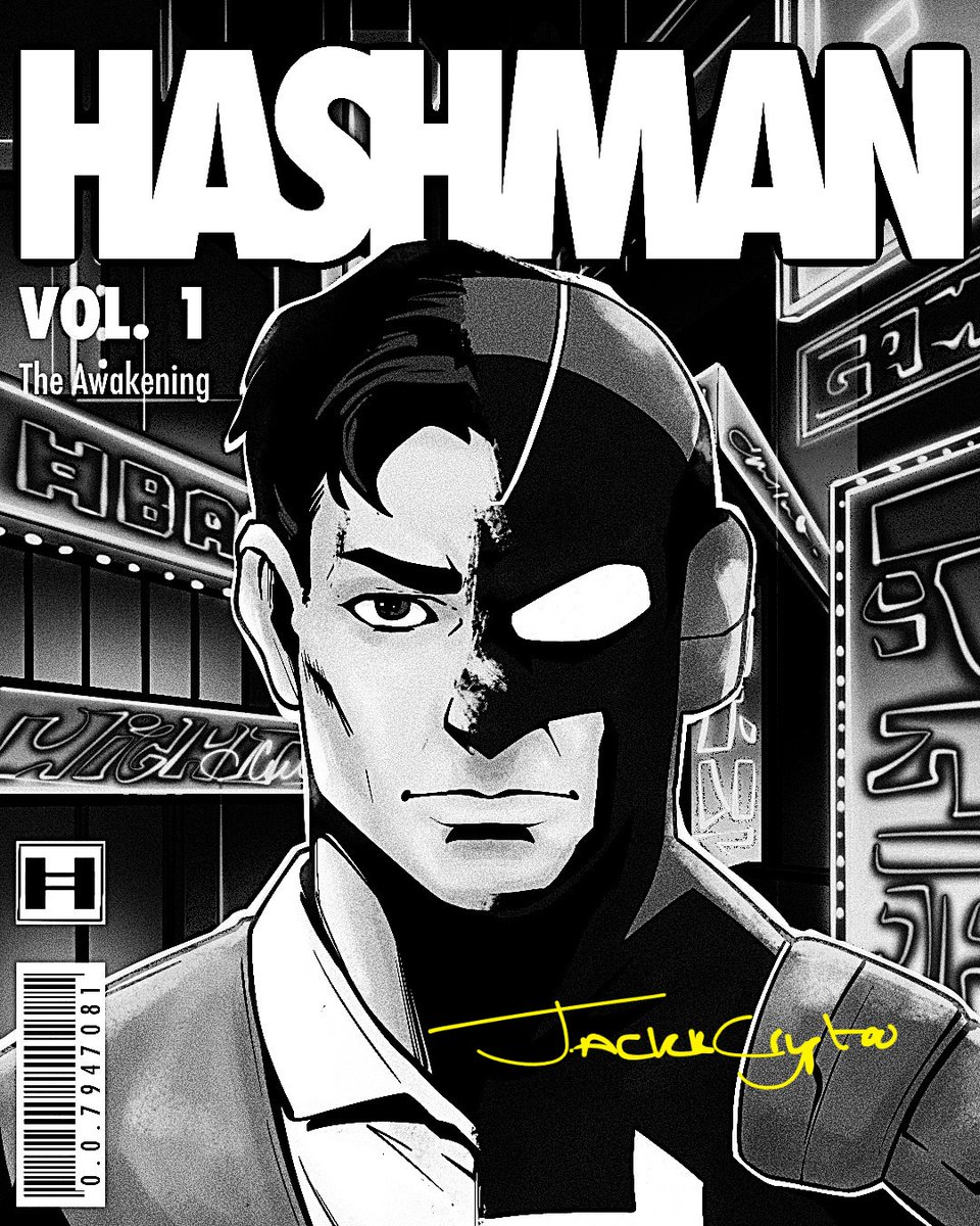Hashman Comic Rare Cover. Black and White. Signed. 

2% of the supply. 20/1000.