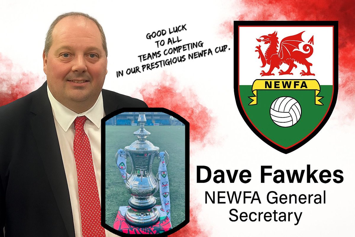 Dave Fawkes (@davefawkesnewfa) on Twitter photo 🏆 Tonight marks the return of our prestigious @newalesfa Men’s Competition!
@Chirk 🆚 <a href="/coedpoethutdfc/">Coedpoeth United FC</a> in a clash steeped in history — first won by <a href="/BrymboFC/">Brymbo Football Club</a> in 1969. 🥇
Past champions include <a href="/Wrexham_AFC/">Wrexham AFC</a> (1998) & <a href="/Flint_Mountain/">Flint Mountain Football Club</a> (2023).
Best of luck to both teams! ⚽ #NEWFA 🏆 Tonight marks the return of our prestigious @newalesfa Men’s Competition!
@Chirk 🆚 <a href="/coedpoethutdfc/">Coedpoeth United FC</a> in a clash steeped in history — first won by <a href="/BrymboFC/">Brymbo Football Club</a> in 1969. 🥇
Past champions include <a href="/Wrexham_AFC/">Wrexham AFC</a> (1998) & <a href="/Flint_Mountain/">Flint Mountain Football Club</a> (2023).
Best of luck to both teams! ⚽ #NEWFA