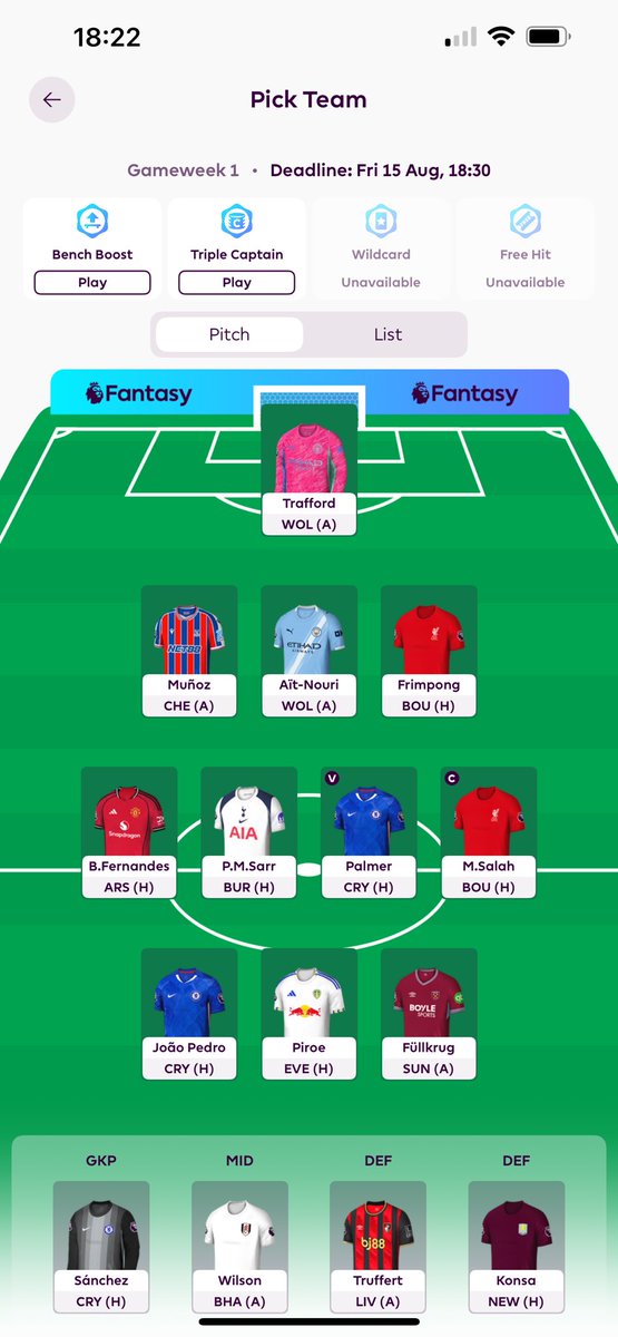 DavieG87's tweet photo. @NoNonsenseFPL https://t.co/rq0cYSsxur