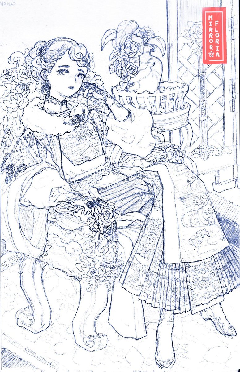 peony chamber
#traditionalart #original #hanfu #historical