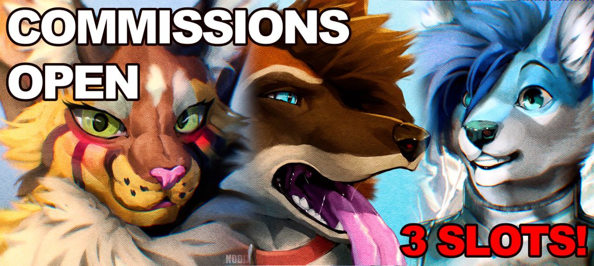 0PENlNG 3 SLOTS FOR C0MMlSSlONS!
Website in thread below (or blo) for prices and c0ntact! 😁

#furry #art