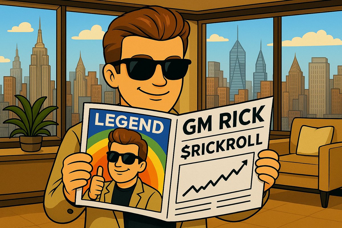 Hello World! The King of Memes is Back #Rickroll #Bitcoin