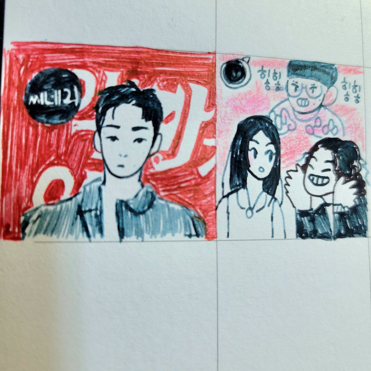 65SSIM's tweet image. 최애가 하는 GV 티켓팅+시사회 당첨까지 성공했던 월요일과 애타잔니가 그저 웃겼던 화요일의 먼슬리🤤