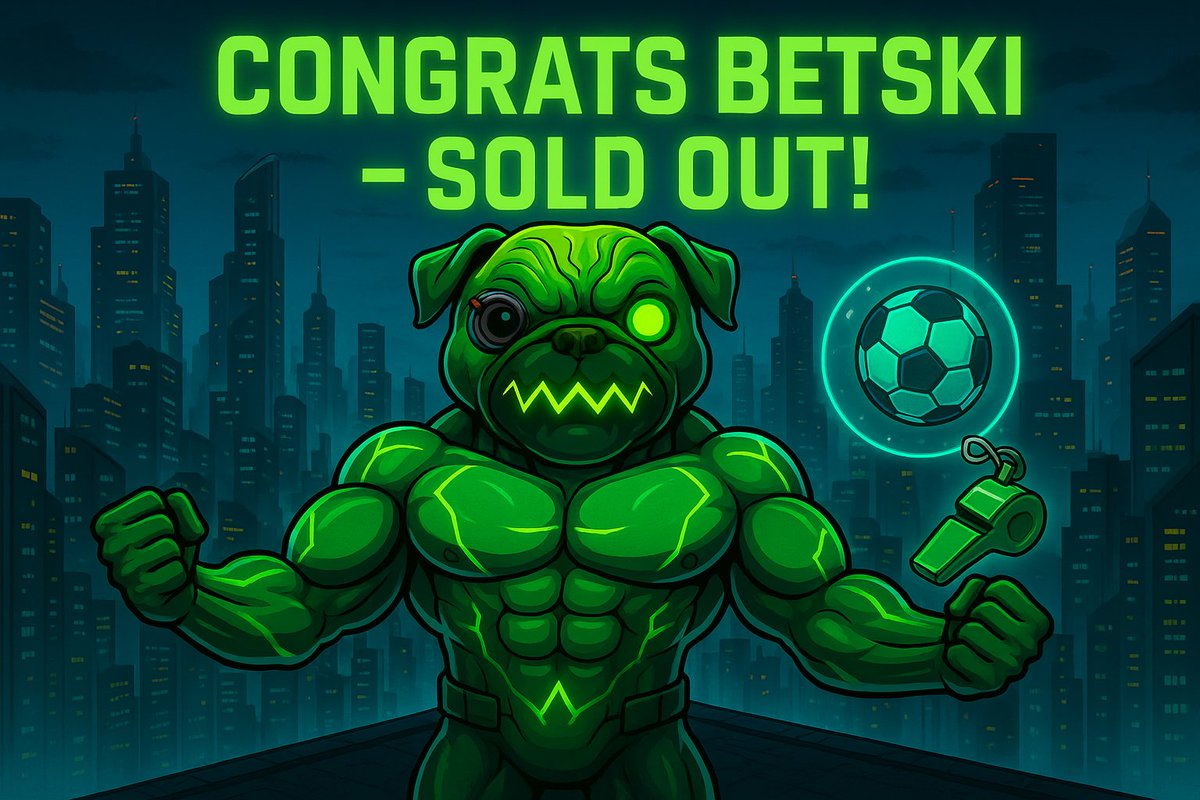 Congrats <a href="/BetskiToken/">Betski | $BETSKI - Online Betting Platform</a> 💪
Drop Your Wolfpack below 👇