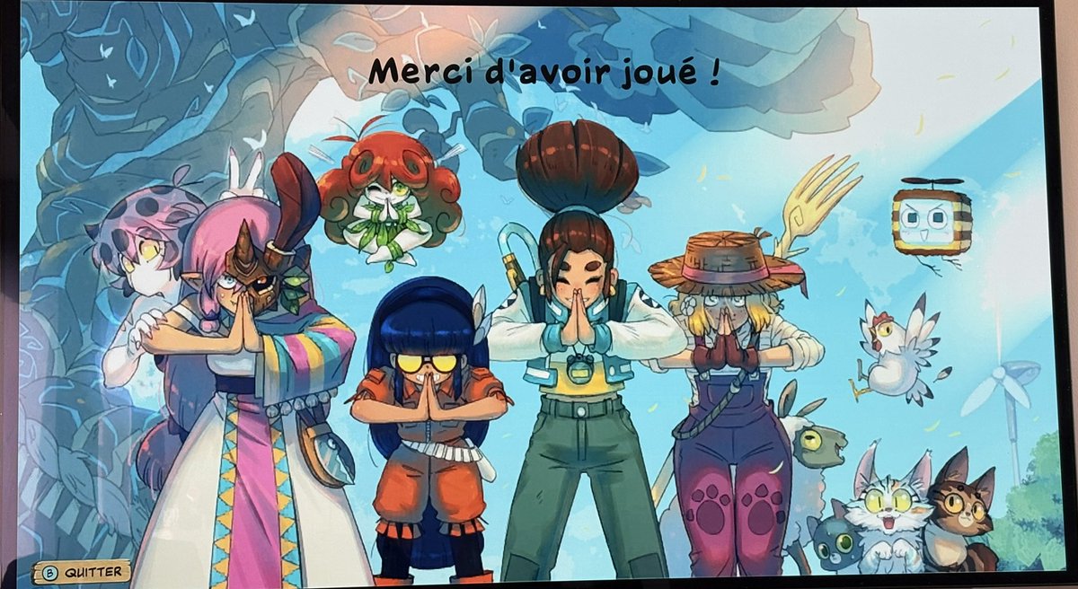 Terminé à 100%
Merci pour cette aventure qui mérite plus le coup que bon nombre de AAA(A) rébarbatifs. L’histoire est prenante, les graphismes à croquer, le game design fait plaisir aux anciens comme aux joueurs les plus récents… et la musique est magnifique !!!
Merci à tous !