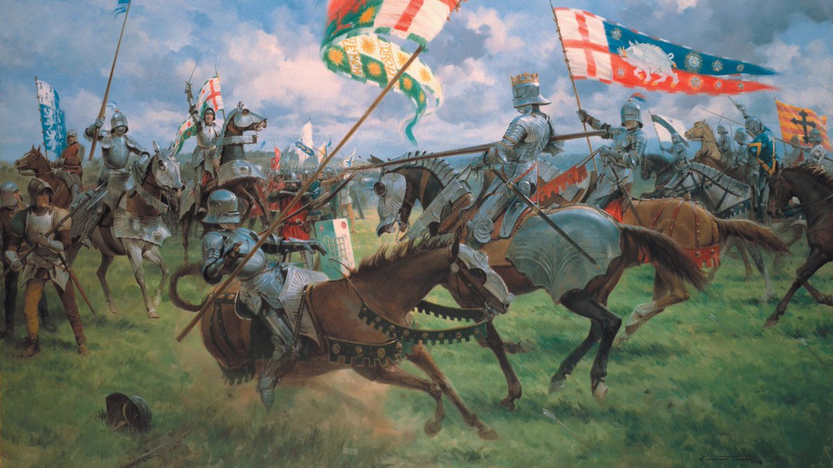 King Richard III’s charge at the Battle of Bosworth by Graham Turner