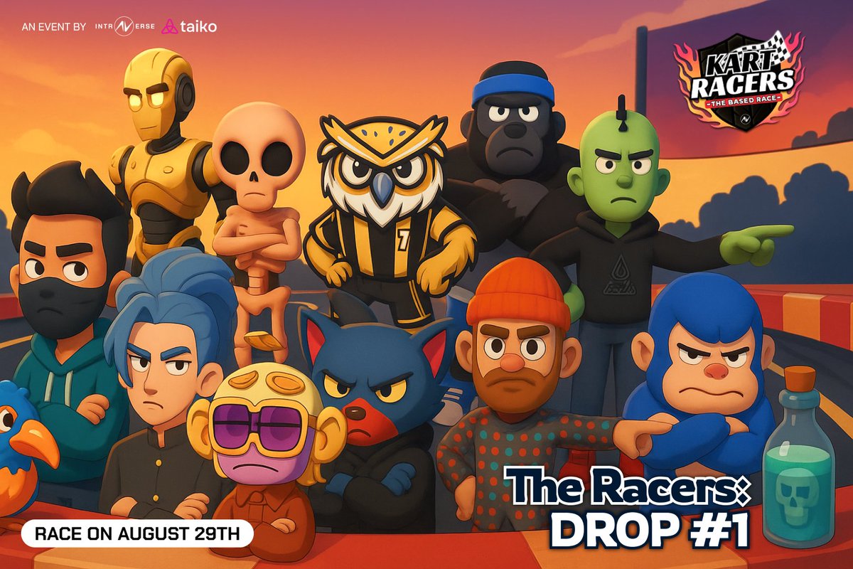 First wave of communities competing in the Based Race for $8k is LOCKED! 🔐

<a href="/CigalePixel/">Cigale Pixel</a> <a href="/as_guild/">Algerian Soldier Guild</a> <a href="/cryptsocialclub/">💀 Crypt Social Club 💀</a> <a href="/junglekingz_/">JUNGLE KINGZ</a> <a href="/Doodrillas/">Doodrillas</a> <a href="/KBG_Guild/">KBG Guild Games</a> <a href="/AbstractorsNFT/">ABSTRACTORS ✳️</a> <a href="/TheNest_DAO/">The Nest</a> <a href="/Monktardio/">Monktardio</a> <a href="/DegenAlphaxyz/">Degen Alpha 💀</a> <a href="/Frens_Factory/">Frens Factory</a> @_robometamorphs 

Next reveals soon. Tag your gang 👇