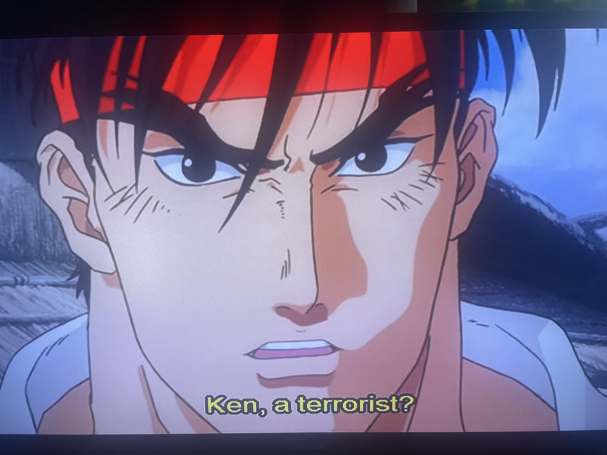 SagaSaturn2's tweet image. rewatched the sf2 movie today and this is really funny in hindsight