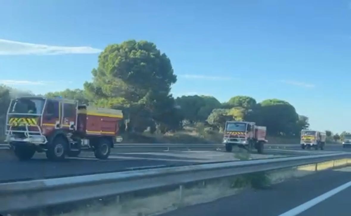 Unos 800 bomberos combaten las llamas del brutal incendio forestal en #Aude (Francia)