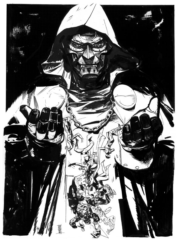 theaginggeek's tweet image. Doctor Doom by @alexmaleev 
#DrDoom