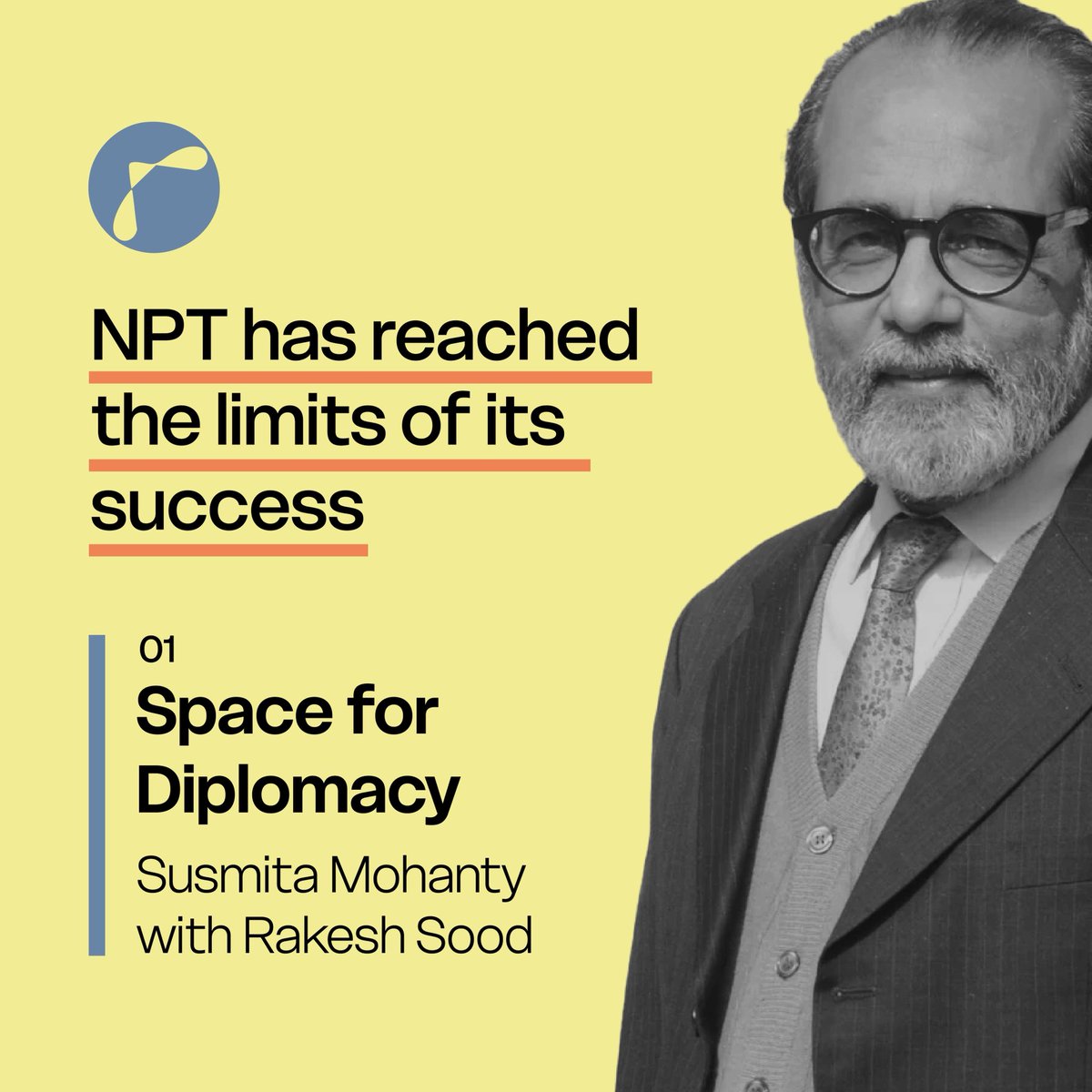 Spaceport SARABHAI (@spacesarabhai) on Twitter photo 🎧 Listen to the first episode now: A conversation with Amb. Rakesh Sood <a href="/rakeshnms/">Rakesh Sood</a> about nuclear technology, non-proliferation, disarmament, export controls and the evolving global threat portfolio.
open.spotify.com/episode/6zEdRM… 🎧 Listen to the first episode now: A conversation with Amb. Rakesh Sood <a href="/rakeshnms/">Rakesh Sood</a> about nuclear technology, non-proliferation, disarmament, export controls and the evolving global threat portfolio.
open.spotify.com/episode/6zEdRM…