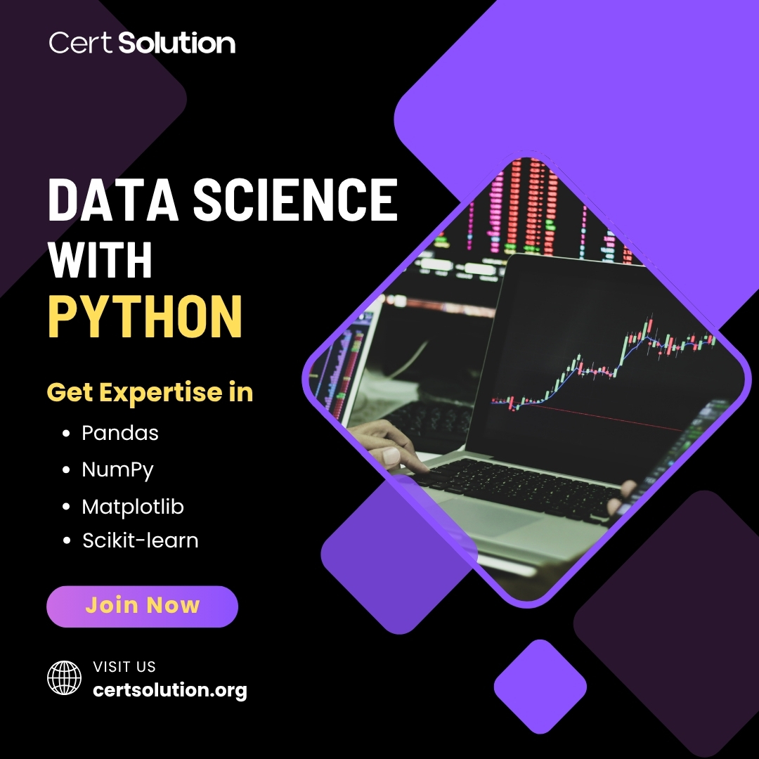 certsolution's tweet image. With our Data Science with Python course, you’ll go from curious learner to confident data explorer.
No complex jargon, just practical skills and real-world projects to help you grow.

Join Data Science with Python Course!

certsolution.org

#certsolution