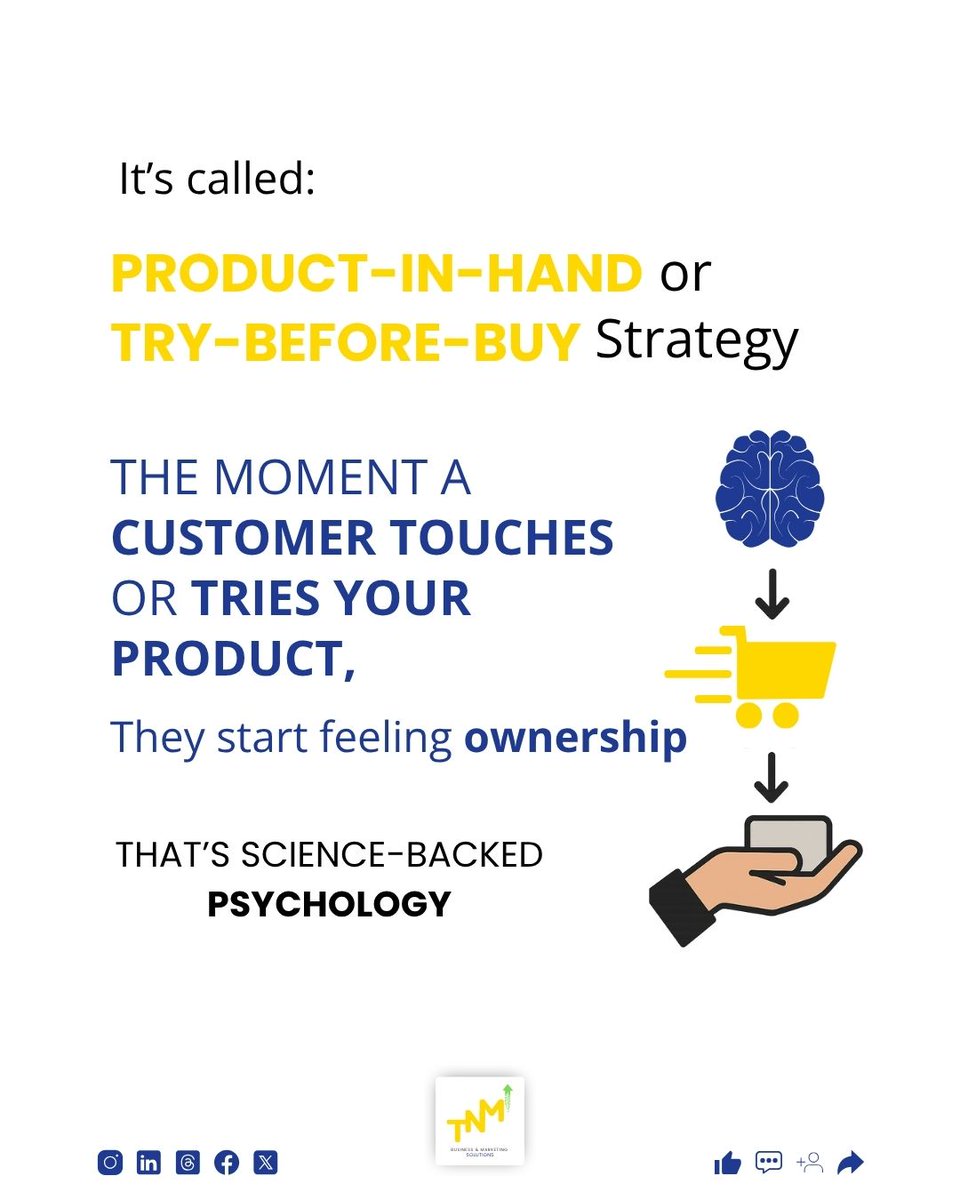 thinknextmove10's tweet image. Try it. Feel it. Trust it.
That’s how smart brands sell. 👌

@thinknextmove10 

| TNM Business &amp;amp; Marketing Solutions

#ThinkNextMove #ProductDemo