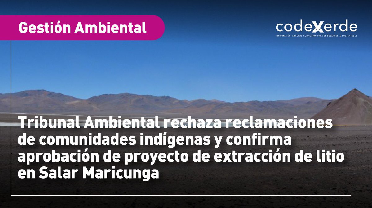 👀Se destaca que la decisión de aprobar ambientalmente el proyecto se encuentra respaldada por antecedentes científicos suficientes, un modelo hidrogeológico coherente y el cumplimiento de los estándares normativos exigibles.

#litio #SalarMaricunga

🔗bit.ly/4fC6IrD
