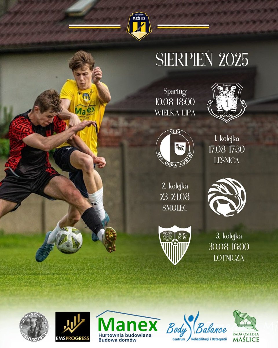 Już za parę dni za dni parę... start wrocławskiej A-klasy i innych niższych lig, w których mierzyć się będzie wiele osiedlowych, lokalnych drużyn. Od lat trzymam mocno kciuki za KS Manex Maślice Wrocław, czyli popularnych Maślanych. Dobrych emocji 🤙