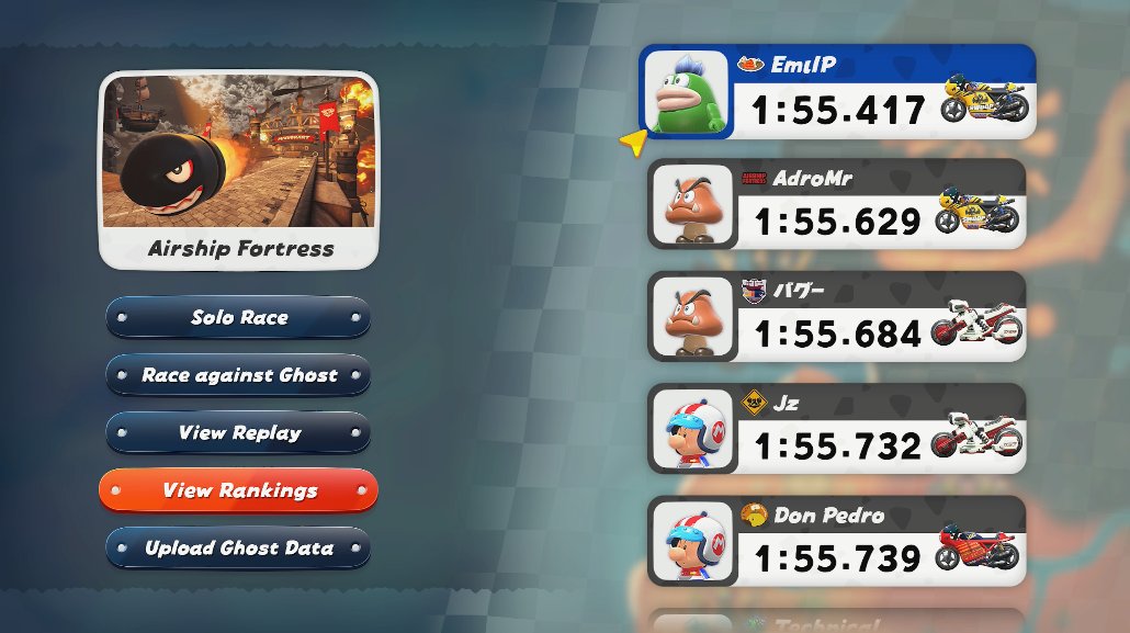 I started lap 3 of this run when Alberto finished his WR. This is actually the craziest chain of WRs ever LMAO #MKWorldWR