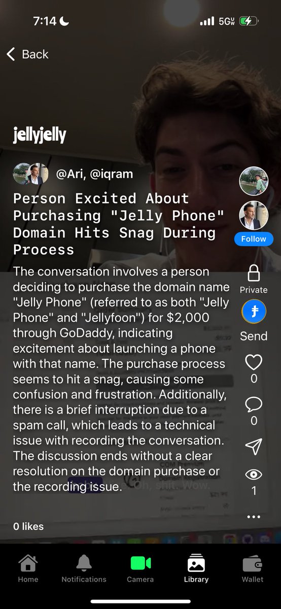 JellyPhone dot com is now in our possession. <a href="/arif_af0/">Ari F</a> and I were feeling it on a jelly. Good things happen on a jelly… JellyPhone (the app) coming soon.