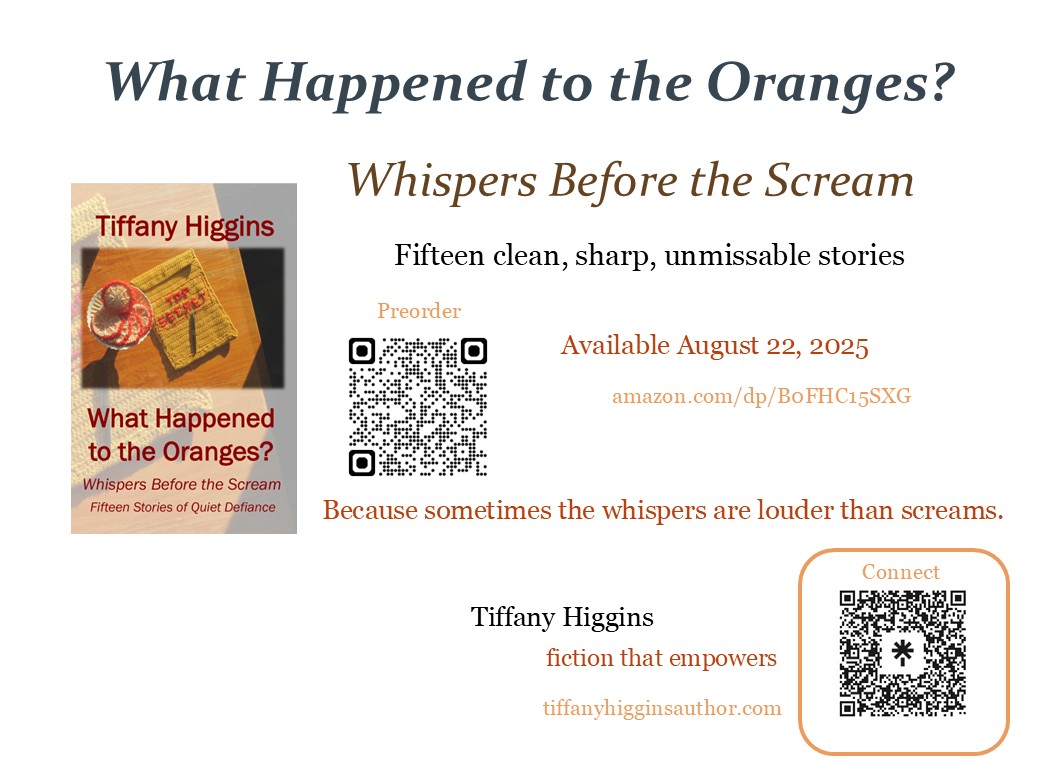 shldbwriting's tweet image. &quot;What Happened to the Oranges?&quot; Releases Aug 22
15 sharp, unmissable stories.
📎 Print the flyer—post it in your town. 
🔗 Preorder: amazon.com/dp/B0FHC15SXG
🌴 Linktr.ee/shldbwriting
#BookTwitter #IndieAuthor #PrintAndPost #LibraryLife #CoffeeAndBooks #SupportAuthors #Readers